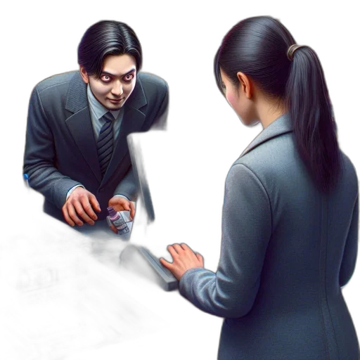 staff, face, jacket, concept art transparent PNG cut-out