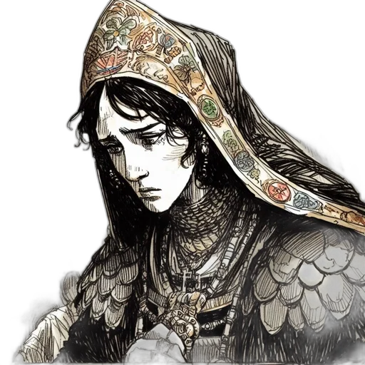 face, hat, dragon, sword transparent PNG cut-out