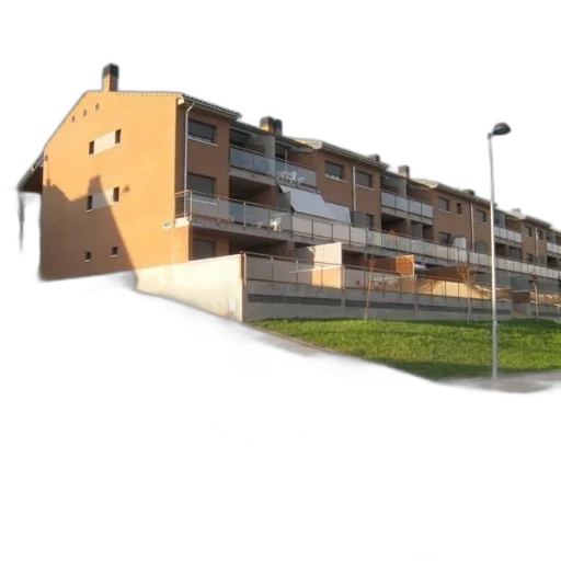 building, 3d render, photorealistic, concept art transparent PNG cut-out