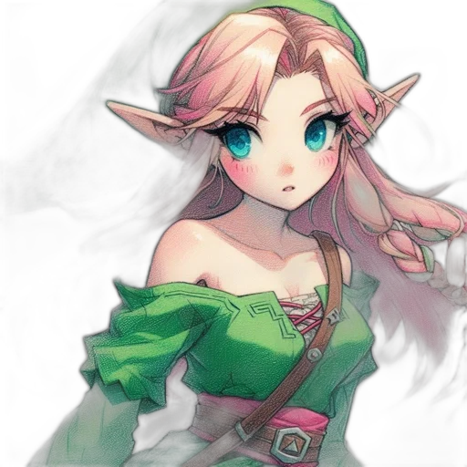 dress, face, staff, dragon transparent PNG cut-out
