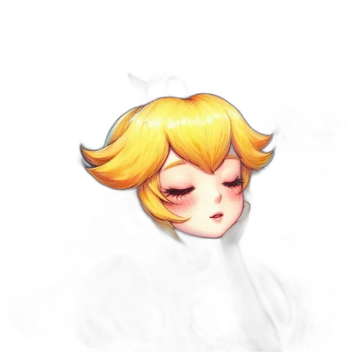 face, mask, crown, hair transparent PNG cut-out