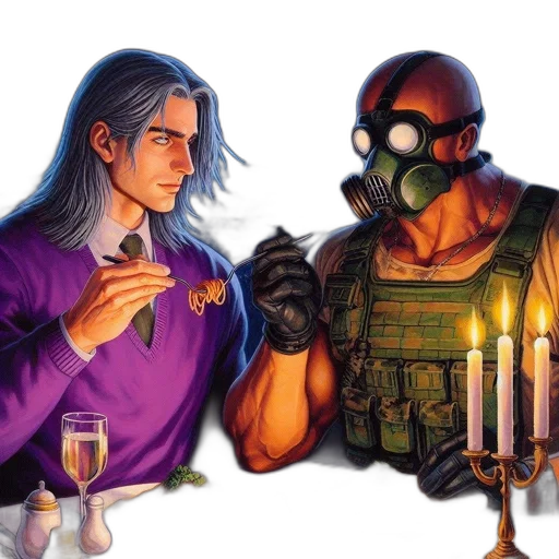 cyberpunk, concept art, pixel art, fantasy art transparent PNG cut-out