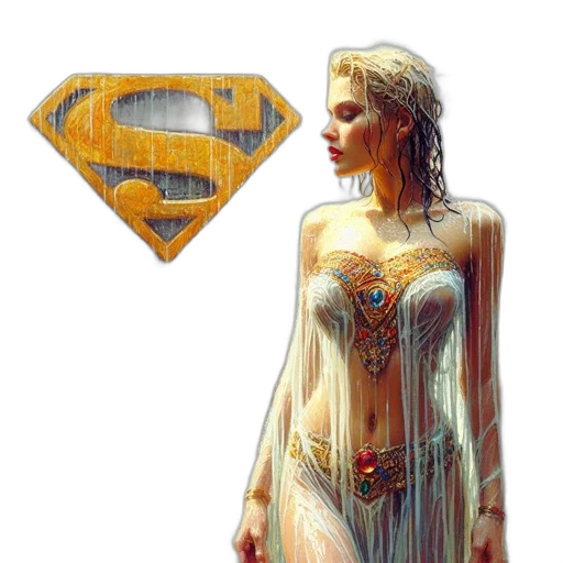 jewelry, dress, comic book art, concept art transparent PNG cut-out
