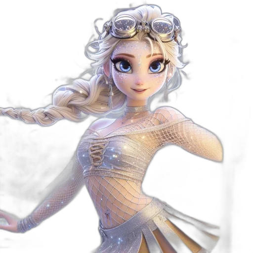 dress, fantasy art, concept art, 3d render transparent PNG cut-out