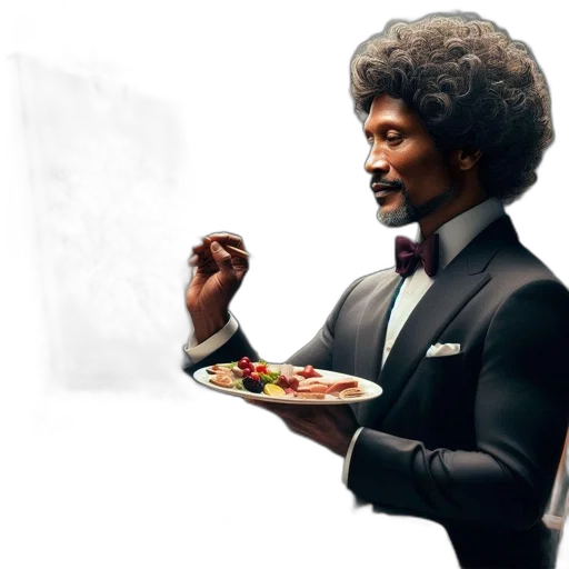 food, hair, face, concept art transparent PNG cut-out