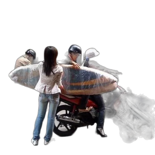 umbrella, car, jacket, robot transparent PNG cut-out