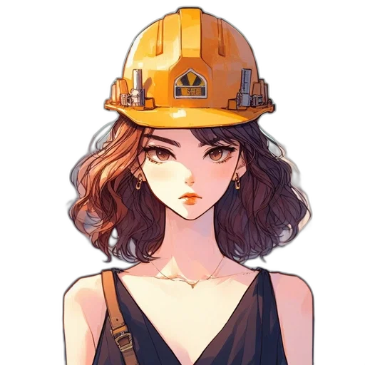 hat, staff, face, jewelry transparent PNG cut-out