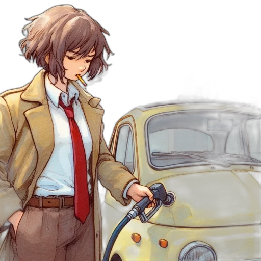 car, jacket, weapon, robot transparent PNG cut-out