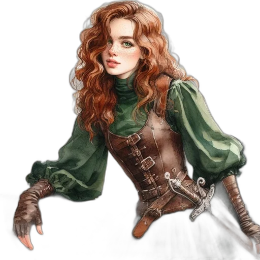 jacket, sword, fantasy art, concept art transparent PNG cut-out