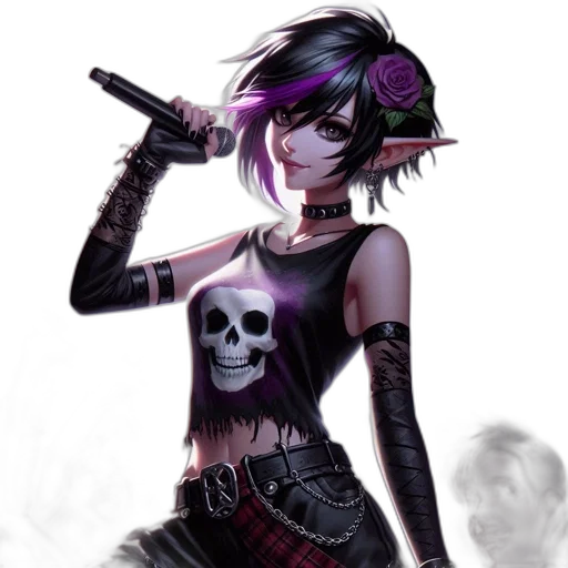 staff, weapon, fantasy art, cyberpunk transparent PNG cut-out
