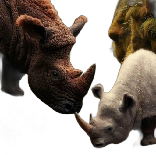 animal, photorealistic, 3d render, concept art transparent PNG cut-out