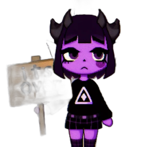 creature, dress, mask, staff transparent PNG cut-out