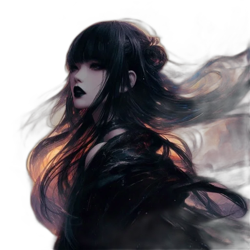 dragon, face, mask, hair transparent PNG cut-out