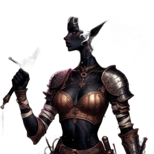 staff, sword, dragon, mask transparent PNG cut-out