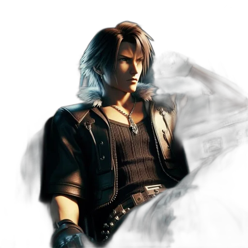 jacket, weapon, concept art, 3d render transparent PNG cut-out
