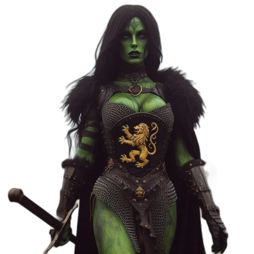 concept art, fantasy art, comic book art, 3d render transparent PNG cut-out