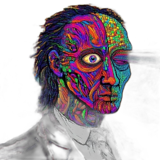 mask, face, robot, creature transparent PNG cut-out