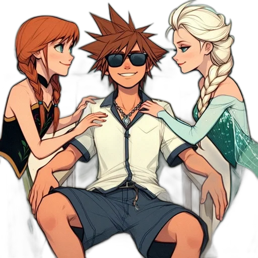 cartoon, anime, comic book art, pixel art transparent PNG cut-out