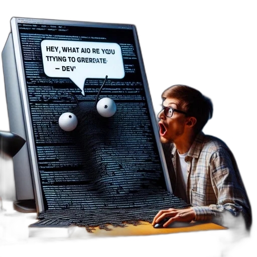 robot, individual, appearing, swallowed transparent PNG cut-out