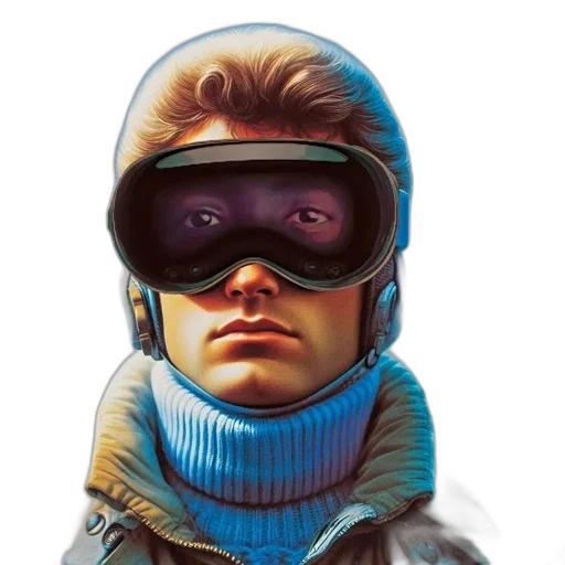 jacket, face, mask, robot transparent PNG cut-out