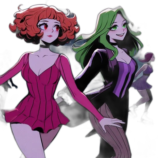 comic book art, concept art, cartoon, fantasy art transparent PNG cut-out