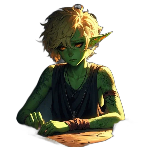 staff, mask, face, creature transparent PNG cut-out