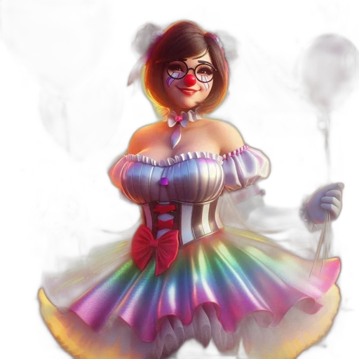 dress, concept art, fantasy art, 3d render transparent PNG cut-out