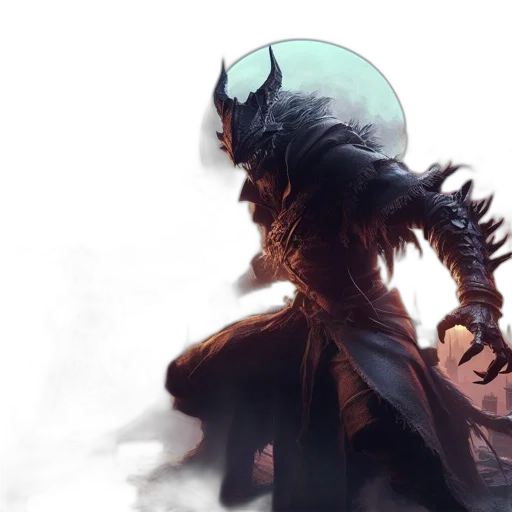 dragon, sword, mask, concept art transparent PNG cut-out
