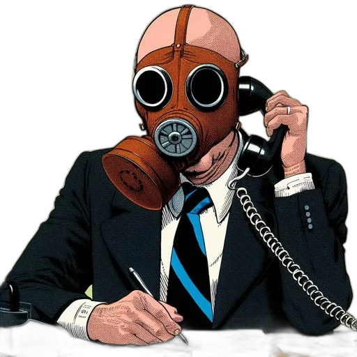 mask, staff, robot, face transparent PNG cut-out