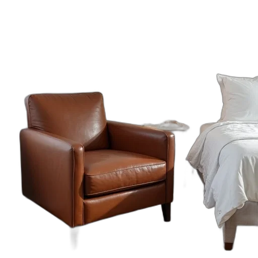 furniture, 3d render, photorealistic, earth tones transparent PNG cut-out