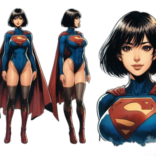 comic book art, concept art, fantasy art, cartoon transparent PNG cut-out