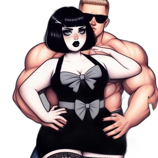 dress, weapon, comic book art, anime transparent PNG cut-out