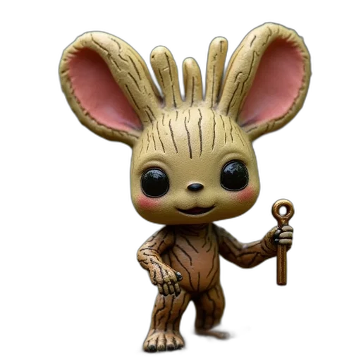 staff, creature, animal, 3d render transparent PNG cut-out