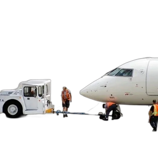 staff, car, white, airplane transparent PNG cut-out