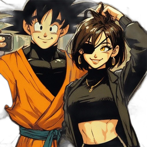 jacket, anime, comic book art, concept art transparent PNG cut-out