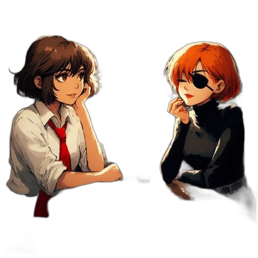 pixel art, concept art, anime, cartoon transparent PNG cut-out