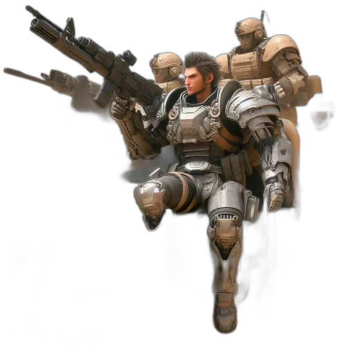 weapon, robot, jacket, animal transparent PNG cut-out