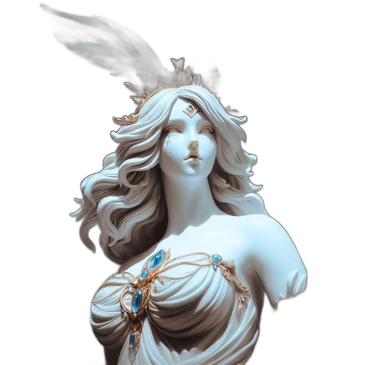crown, dress, jewelry, fantasy art transparent PNG cut-out