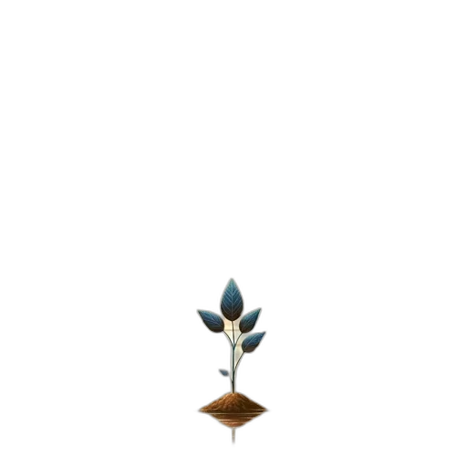 flower, staff, crown, tree transparent PNG cut-out
