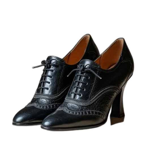 shoes, photorealistic, vintage, women transparent PNG cut-out