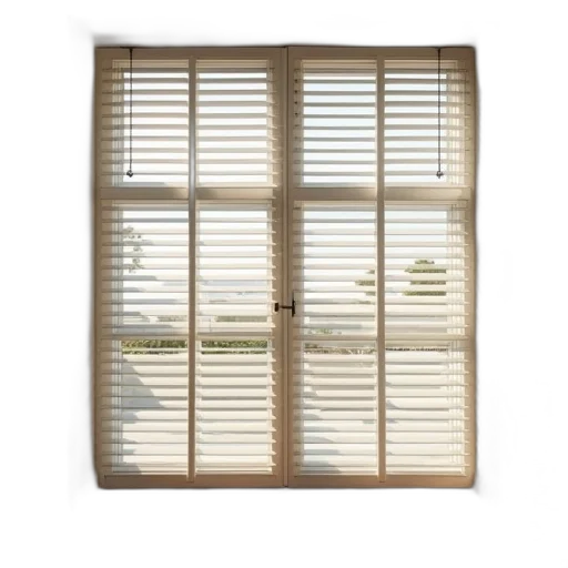 3d render, blinds, windows, manufacturers transparent PNG cut-out