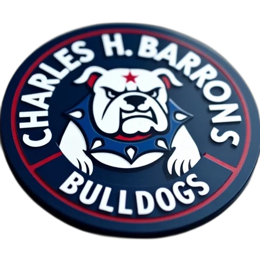 close-up, circular, logo, featuring transparent PNG cut-out