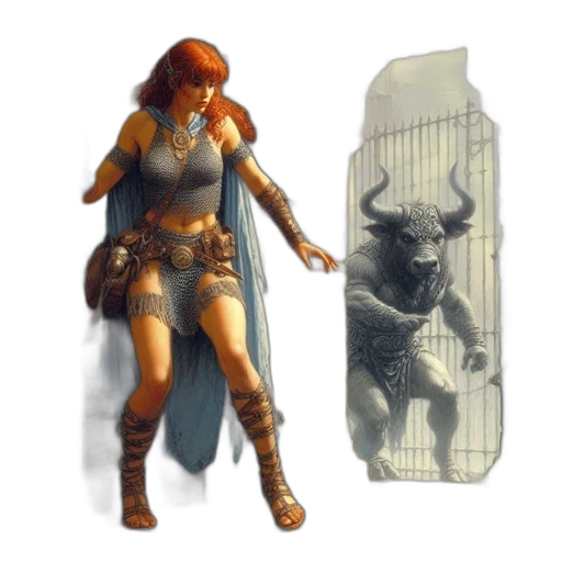 weapon, concept art, fantasy art, 3d render transparent PNG cut-out