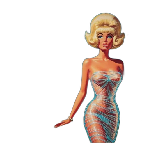dress, 3d render, pixel art, concept art transparent PNG cut-out
