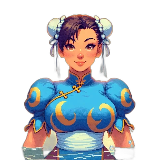 staff, dress, pixel art, fantasy art transparent PNG cut-out