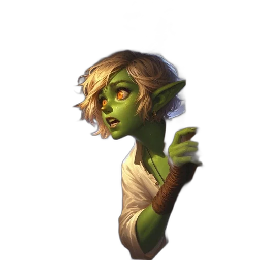 staff, face, mask, creature transparent PNG cut-out