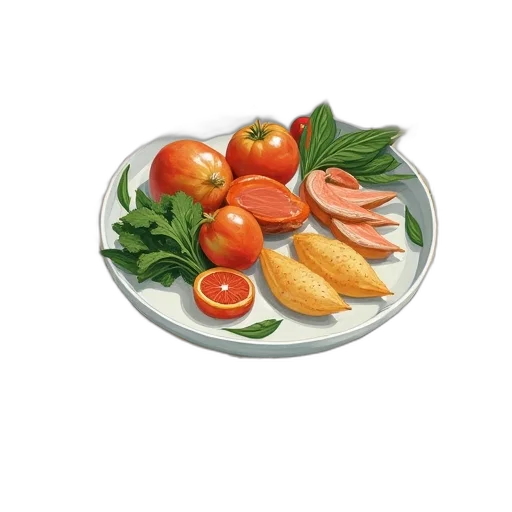 food, jewelry, photorealistic, 3d render transparent PNG cut-out