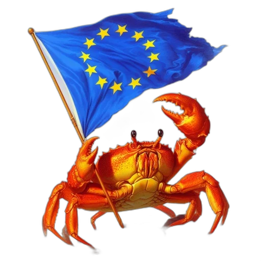 concept art, enormous, animated, crab transparent PNG cut-out