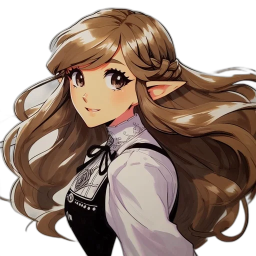 staff, hair, face, crown transparent PNG cut-out