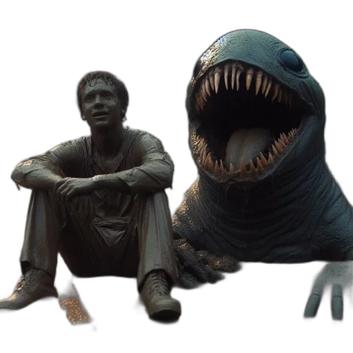 creature, animal, mask, concept art transparent PNG cut-out